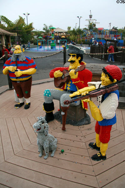 Lego sailor band at Legoland California. Carlsbad, CA.