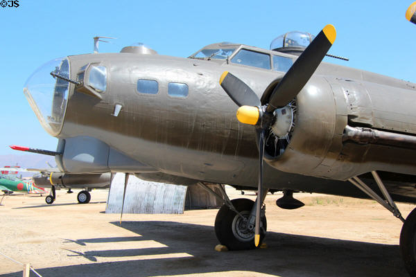 Boeing B-17G Flying Fortress bomber (1944) at March Field Air Museum. Riverside, CA.