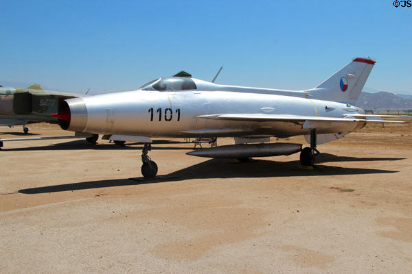 MIG-21F-13 Fishbed C (1950-60s) at March Field Air Museum. Riverside, CA.