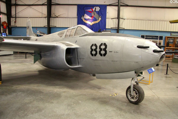 Bell Aircraft P-59A Airacomet fighter (1944) at March Field Air Museum. Riverside, CA.