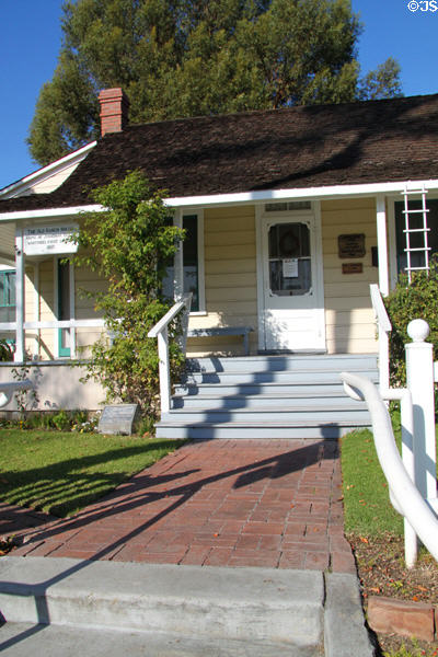Jonathan Bailey Home (1887) of Whittier's first settler. Whittier, CA.