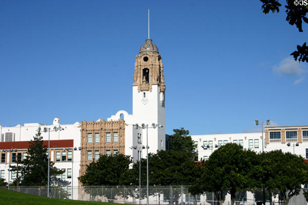 Mission High School tower. San Francisco, CA.