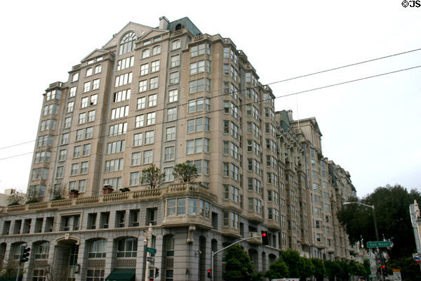 Modern apartment at Van Ness & Pine. San Francisco, CA.