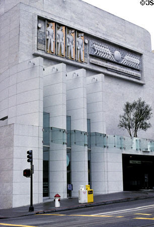 Nob Hill Masonic Center Auditorium (1111 California at Taylor). San Francisco, CA.