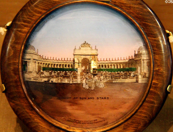 Photo shows Court of Universe of Panama-Pacific International Exposition (1915) in private collection. San Francisco, CA.