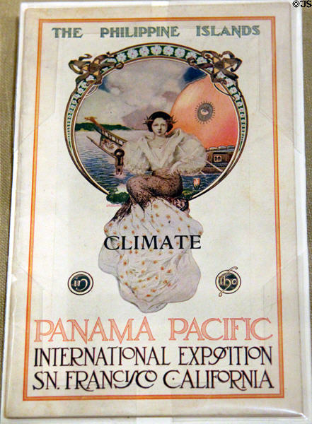 Philippine Islands Climate pamphlet from Panama-Pacific International Exposition (1915) at California Historical Society. San Francisco, CA.