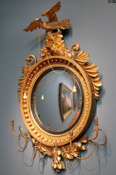 Girandole mirror (c1810) at de Young Museum. San Francisco, CA.