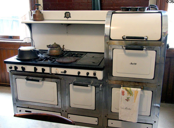 Magic Chef gas range (c1920s) by American Stove Co. still in use in kitchen at Haas-Lilienthal House. San Francisco, CA.