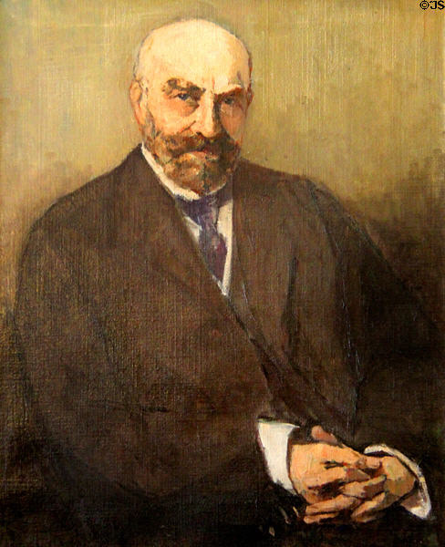 Portrait of William Haas (1849-1916) at Haas-Lilienthal House. San Francisco, CA.