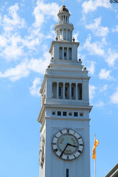 Ferry Building clock tower. San Francisco, CA.