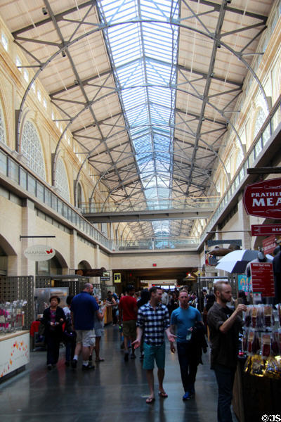 Market inside Ferry Building. San Francisco, CA.
