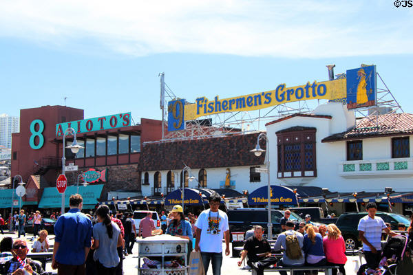 Fishermans Wharf restaurants. San Francisco, CA.