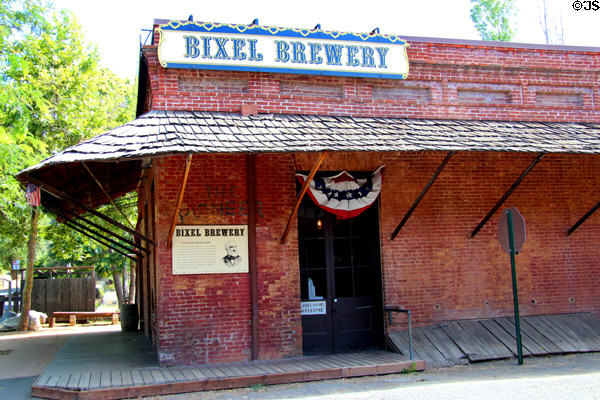 Bixel Brewery in the Alberding building at Columbia State Historic Park. Columbia, CA.
