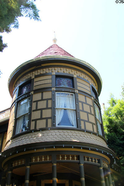 Turret at Winchester House. San Jose, CA.