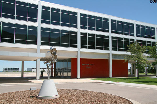 Harmon Hall administration building of USAF Academy. Colorado Springs, CO.
