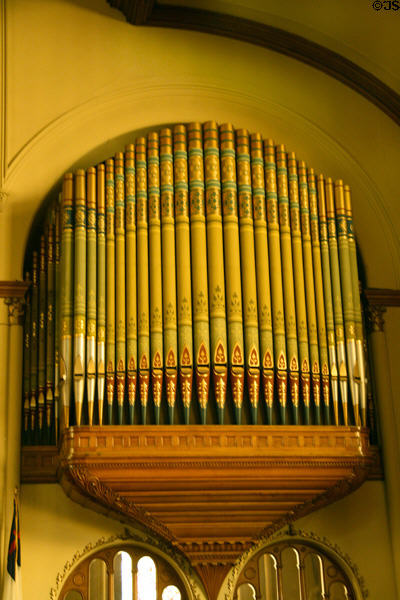 Organ pipes of Central Presbyterian Church. Denver, CO.