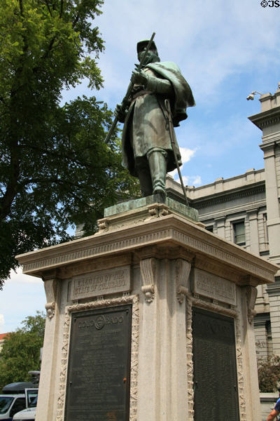 Civil War Memorial (1909) by Captain John D. Howland at Colorado State Capitol. Denver, CO.
