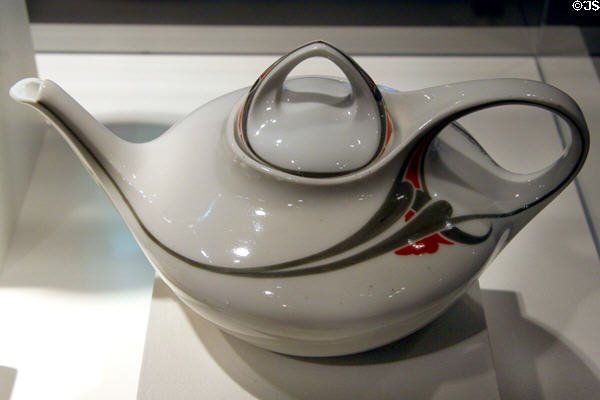 Teapot (c1900) by Maurice Dufrène of La Maison Moderne at Denver Art Museum. Denver, CO.