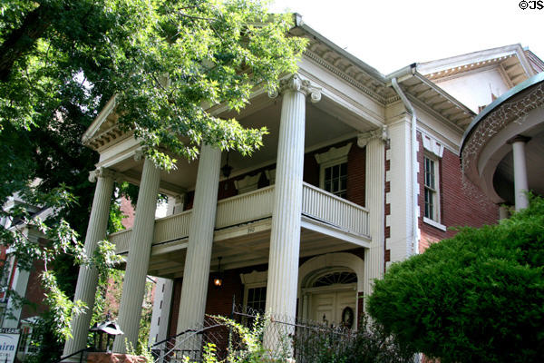 Greek revival mansion (1907) (940 Logan St.) in Quality Hill. Denver, CO.