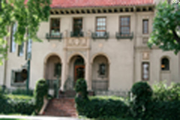 Malo Mansion (c1921) (500 East 8th Ave.). Denver, CO. Style: Spanish Renaissance. Architect: Harry Manning + J.J.B. Benedict.