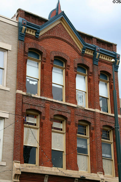 Brick heritage Hope Hotel building (1888) (1402 Larimer Square). Denver, CO.