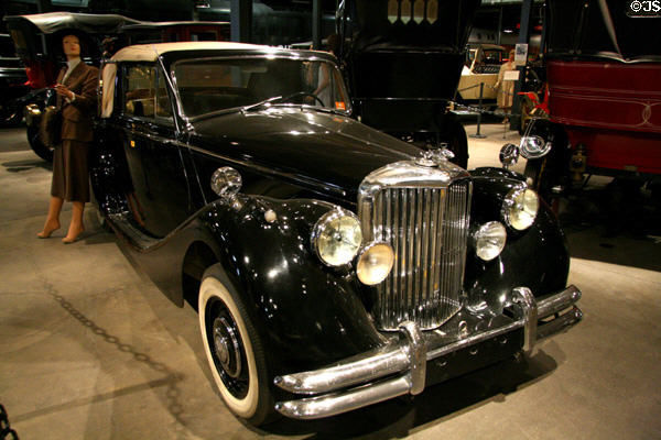 Jaguar Mark V Drophead Coupe (1950) at Forney Museum. Denver, CO.