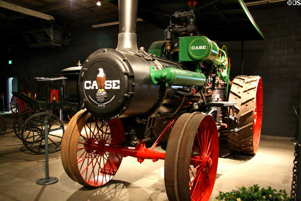 Case steam traction engine (1923) at Forney Museum. Denver, CO.