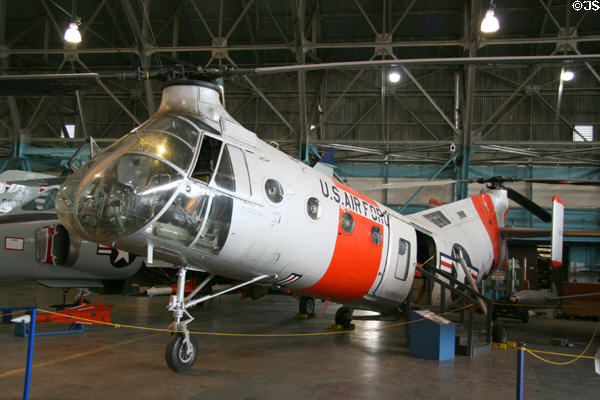 Piasecki H-21B Workhorse helicopter (1949-55) at Wings Over the Rockies Museum. Denver, CO.