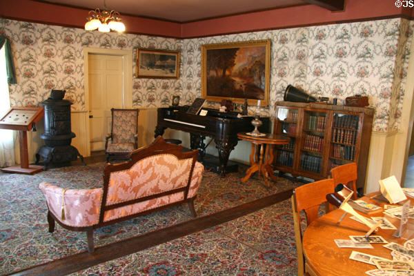 Parlor of Boston Hotel now Astor House Museum. Golden, CO.