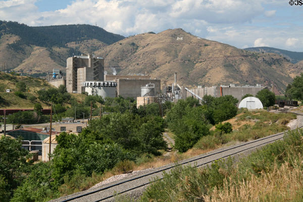 Coors Brewery at edge of town. CO.