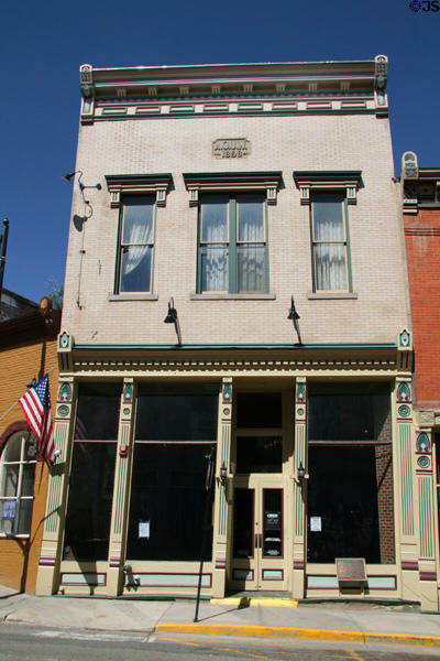 AOUW Building (1874 & 1898) started as a store then expanded for Ancient Order of United Workmen. Central City, CO.