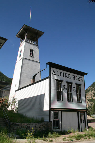Alpine Hose No. 2 firehall (1874) (5th St.). Georgetown, CO. On National Register.