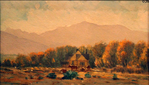 Autumn in Ivywild painting (c1900) by Charles Craig at Colorado Springs Pioneers Museum. Colorado Springs, CO.