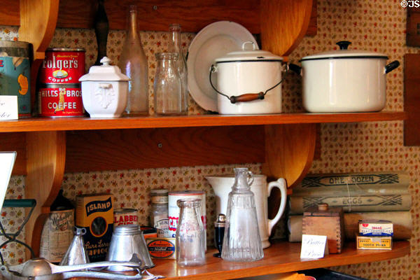 Serving kitchen objects at Miramont Castle. Manitou Springs, CO.