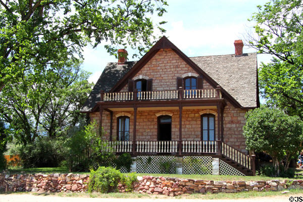 Chambers Home (1880's) at Rock Ledge Ranch Historic Site. Colorado Springs, CO.