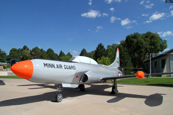 Lockheed F-94C Starfire jet fighter (1949) at Peterson Air & Space Museum. Colorado Springs, CO.