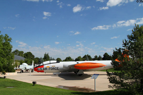 Martin EB-57E Canberra tactical bomber at Peterson Air & Space Museum. Colorado Springs, CO.