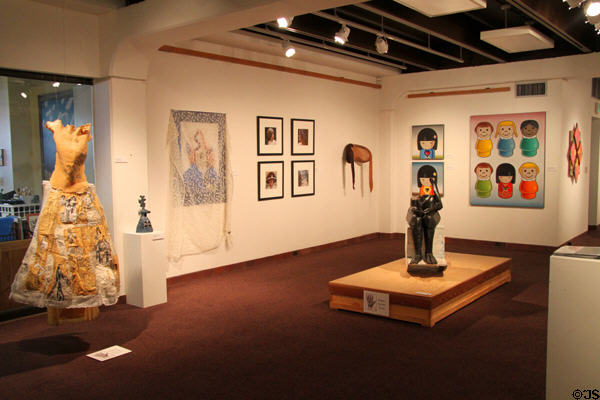 Gallery at Sangre de Cristo Arts Museum. Pueblo, CO.