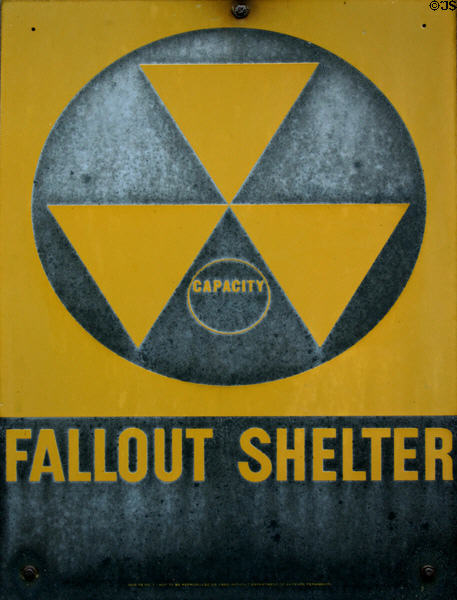 Fallout Shelter Sign. CT.