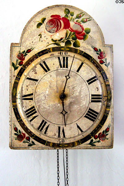 Early clock at Hyland House. Guilford, CT.