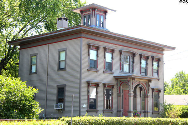 Benjamin Bradley House (1860) (39 Boston St.). Guilford, CT. Style: Italian Villa.