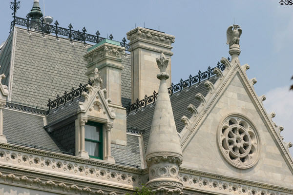 Gables of Connecticut State Capitol. Hartford, CT.