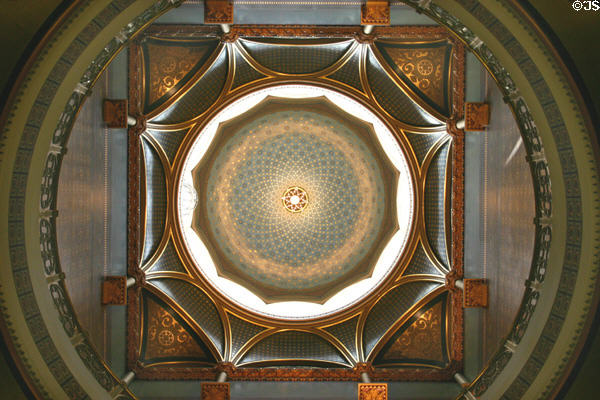 Dome interior of Connecticut State Capitol. Hartford, CT.