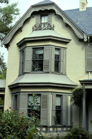 Harriet Beecher Stowe House was a neighbor to Mark Twain. Hartford, CT.