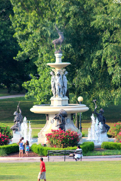 Corning Fountain (1899) by James Massey Rhind of New York in Bushnell Park. Hartford, CT.