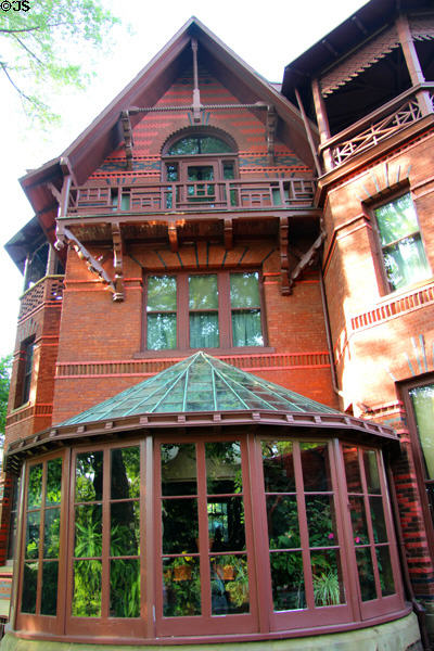 Greenhouse of Mark Twain House. Hartford, CT.