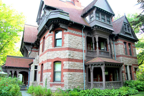 Katharine Seymour Day House part of Harriet Beecher Stowe Center. Hartford, CT.