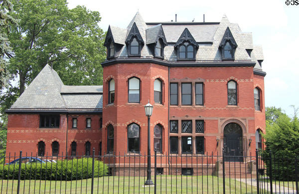 Former Gothic mansion opposite Mark Twain / Harriet Beecher Stowe complex. Hartford, CT.