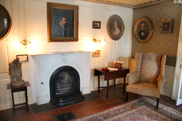 South parlor of Butler-McCook House Museum. Hartford, CT.