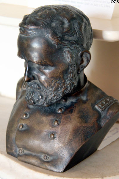 Bust of Ulysses S. Grant at Butler-McCook House Museum. Hartford, CT.